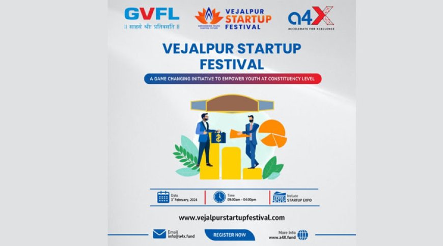 GVFL to showcase a4X platform at Vejalpur Startup Festival