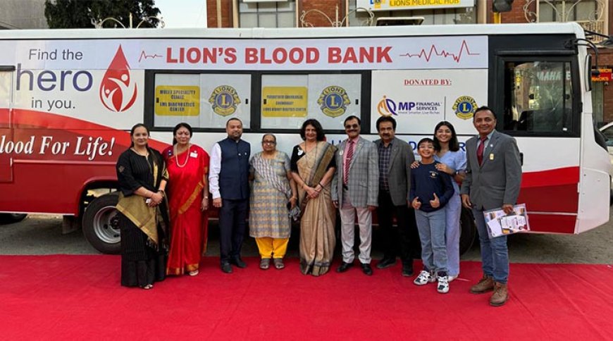 MP Financial Services donates medical van to Lions Blood Bank